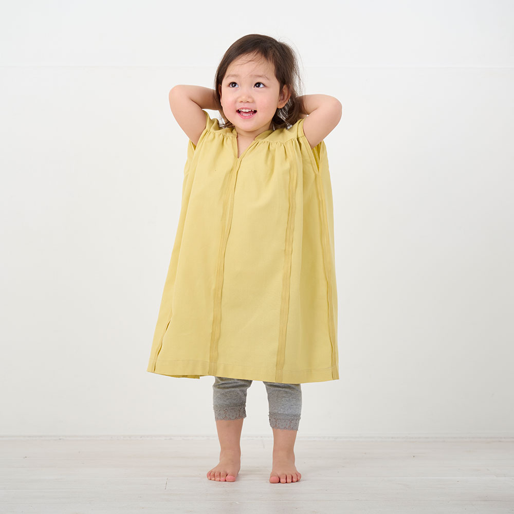 Kids Dress DIY Kit Yellow – サカエ織布［sa kae］