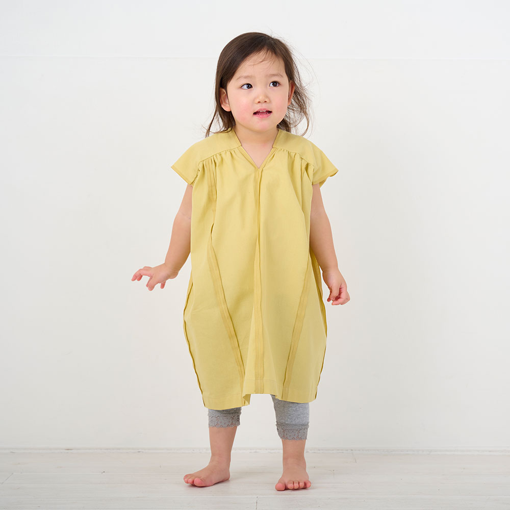 Kids Dress DIY Kit Yellow – サカエ織布［sa kae］